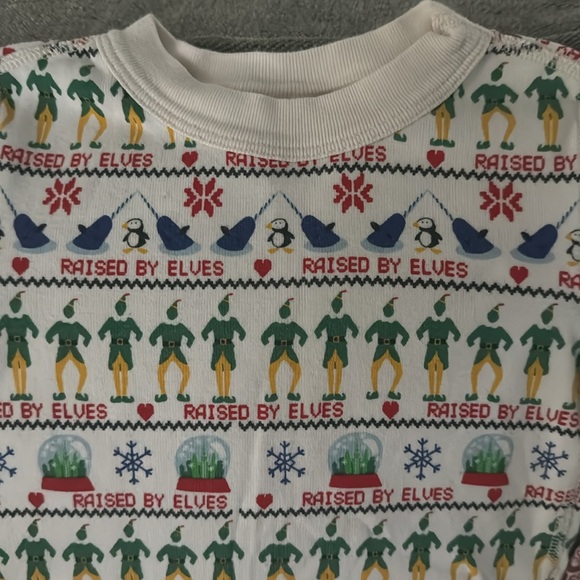Hanna Andersson 4-T Elves -raised by elves print, Pajamas - Picture 6 of 12